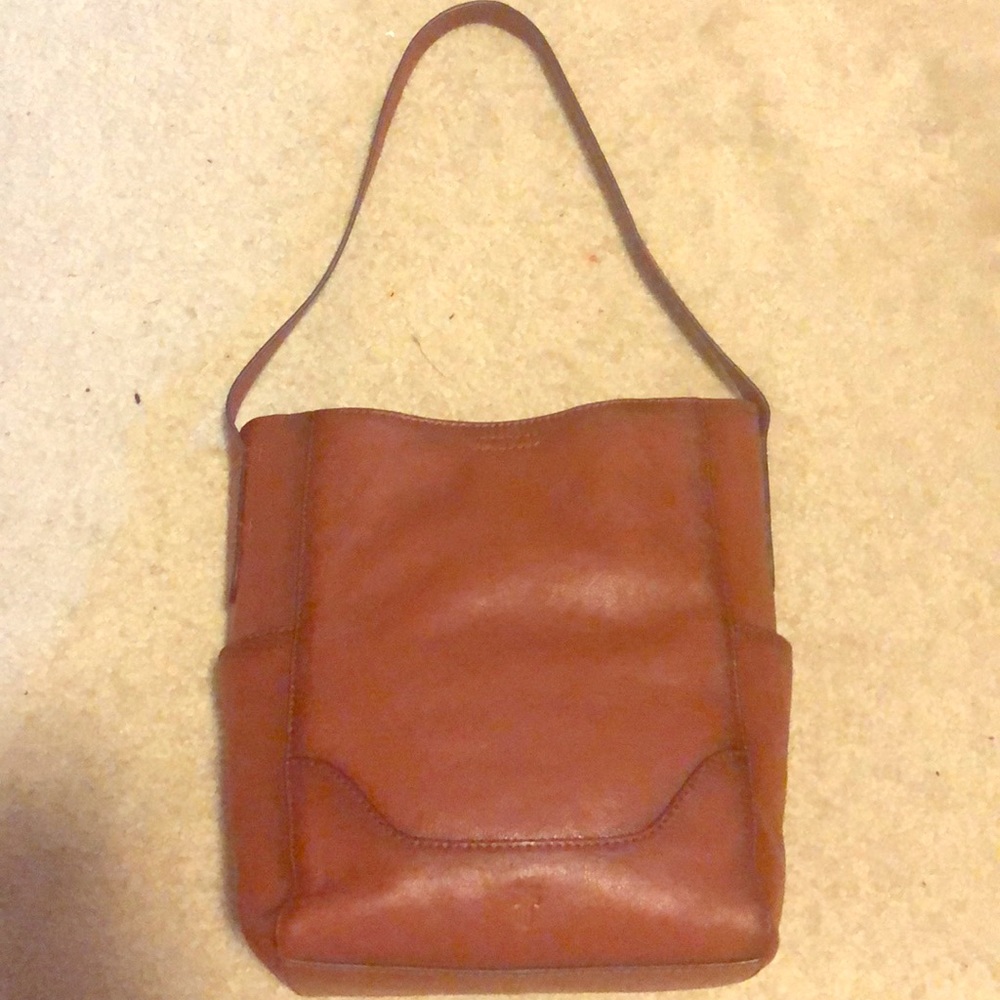 NEW FRYE Two sided pockets hobo